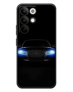 Чехол для Realme C85 Pro с картинкой «Audi в неоне»