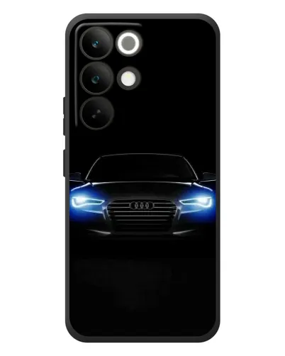 Чехол для Realme C85 Pro с картинкой «Audi в неоне»