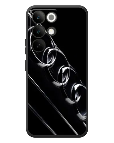 Чехол для Realme C85 Pro с картинкой «Audi — абстрактные кольца»