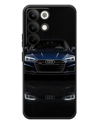 Чехол для Realme C85 Pro с картинкой «Audi — ночное отражение»