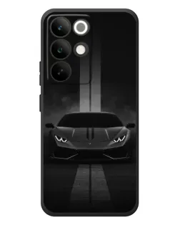 Чехол для Realme C85 Pro с картинкой «Lamborghini симметрия дорог»