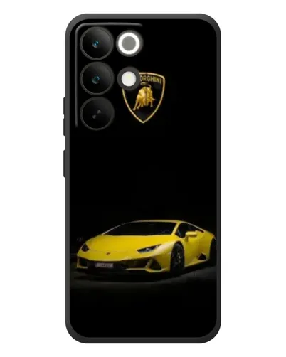 Чехол для Realme C85 Pro с картинкой «Lamborghini желтый акцент» Чехол для Realme C85 Pro с картинкой «Lamborghini желтый акцент»