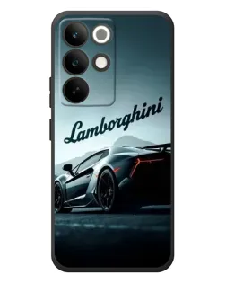 Чехол для Realme C85 Pro с картинкой «Классическая надпись Lamborghini»
