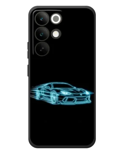 Чехол для Realme C85 Pro с картинкой «Неоновый контур Lamborghini» Чехол для Realme C85 Pro с картинкой «Неоновый контур Lamborghini»