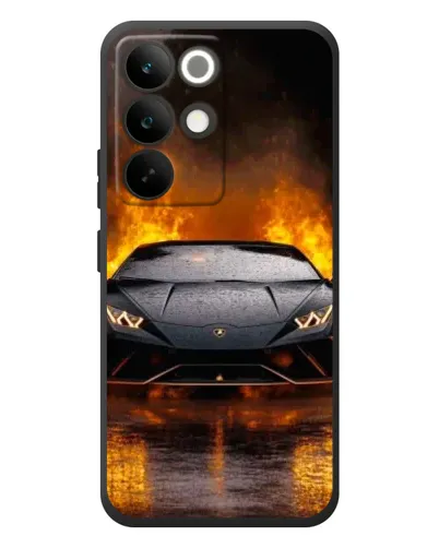 Чехол для Realme C85 Pro с картинкой «Lamborghini в огне» Чехол для Realme C85 Pro с картинкой «Lamborghini в огне»