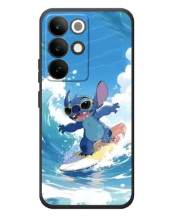 Чехол для Realme C85 Pro с картинкой «Стич на волне»