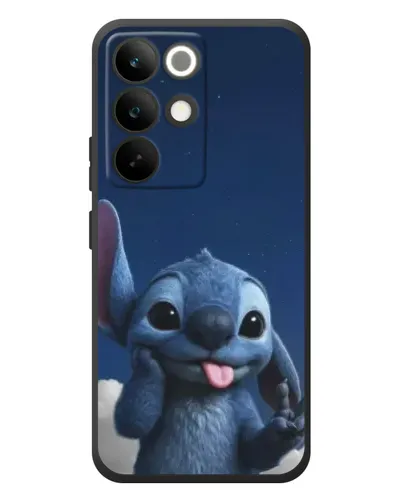 Чехол для Realme C85 Pro с картинкой «Стич в облаках»