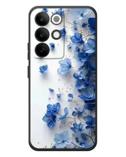 Чехол для Realme C85 Pro с картинкой «Голубой цветочный каскад» Чехол для Realme C85 Pro с картинкой «Голубой цветочный каскад»