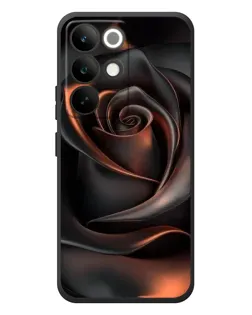 Чехол для Realme C85 Pro с картинкой «Шелковая черная роза» Чехол для Realme C85 Pro с картинкой «Шелковая черная роза»