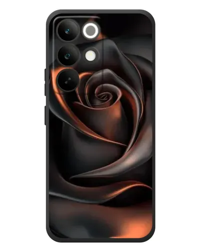 Чехол для Realme C85 Pro с картинкой «Шелковая черная роза» Чехол для Realme C85 Pro с картинкой «Шелковая черная роза»
