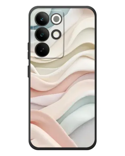 Чехол для Realme C85 Pro с картинкой «Пастельные нежные волны»