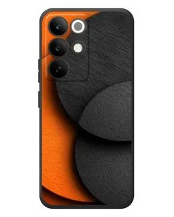 Чехол для Realme C85 Pro с картинкой «Геометрия оранжевых кругов» Чехол для Realme C85 Pro с картинкой «Геометрия оранжевых кругов»