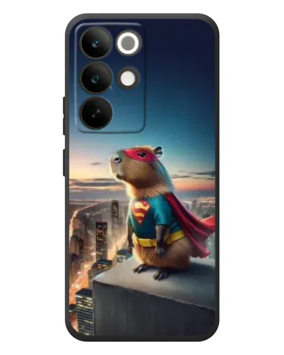 Чехол для Realme C85 Pro с картинкой «Капи-мен супергерой» Чехол для Realme C85 Pro с картинкой «Капи-мен супергерой»