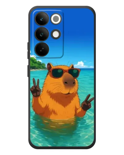 Чехол для Realme C85 Pro с картинкой «Морская капибара» Чехол для Realme C85 Pro с картинкой «Морская капибара»