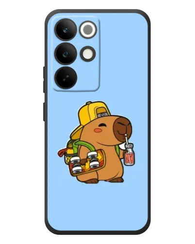 Чехол для Realme C85 Pro с картинкой «Капибара на скейте» Чехол для Realme C85 Pro с картинкой «Капибара на скейте»