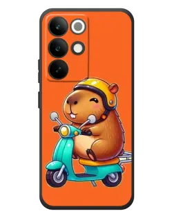Чехол для Realme C85 Pro с картинкой «Капибара на скутере» Чехол для Realme C85 Pro с картинкой «Капибара на скутере»