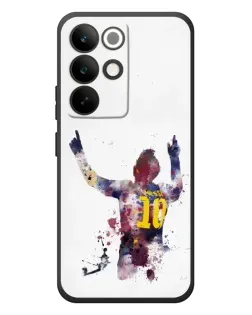 Чехол для Realme C85 Pro с картинкой «Акварельный Месси Барселона» Чехол для Realme C85 Pro с картинкой «Акварельный Месси Барселона»