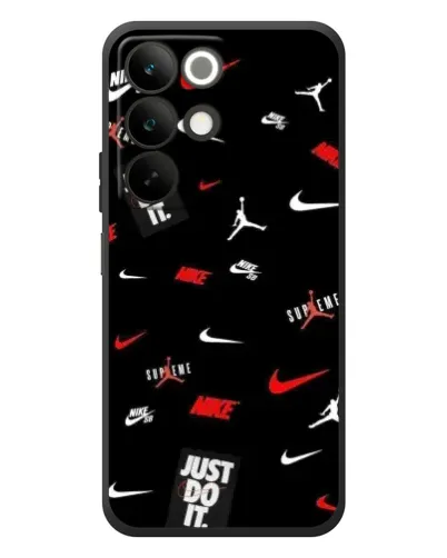 Чехол для Realme C85 с картинкой «Nike Mix Pattern»