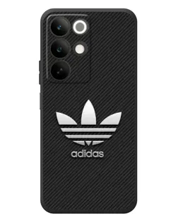 Чехол для Realme C85 с картинкой «Adidas Карбоновая текстура»