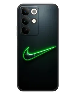 Чехол для Realme C85 с картинкой «Неоновый контур Nike»