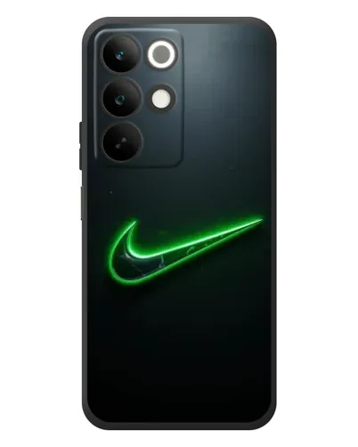 Чехол для Realme C85 с картинкой «Неоновый контур Nike»