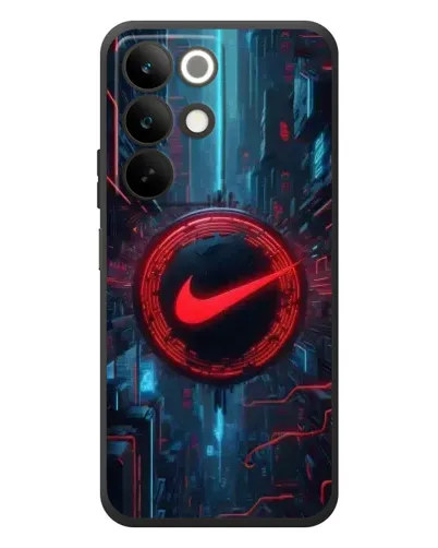 Чехол для Realme C85 с картинкой «Техногенный стиль Nike»