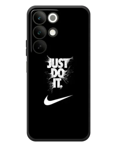 Чехол для Realme C85 с картинкой «Текстовый принт Nike»