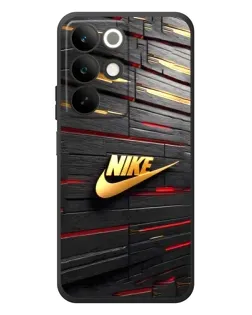 Чехол для Realme C85 с картинкой «Золотой Nike на металле» Чехол для Realme C85 с картинкой «Золотой Nike на металле»