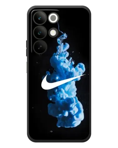 Чехол для Realme C85 с картинкой «Nike и синий дым»