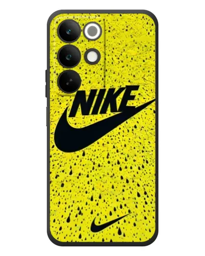 Чехол для Realme C85 с картинкой «Желтый текстурный Nike»