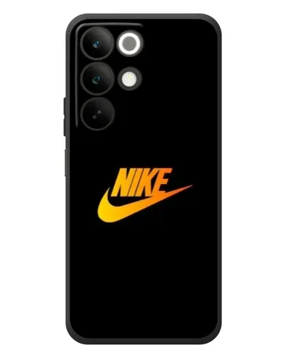 Чехол для Realme C85 с картинкой «Золотой логотип Nike»