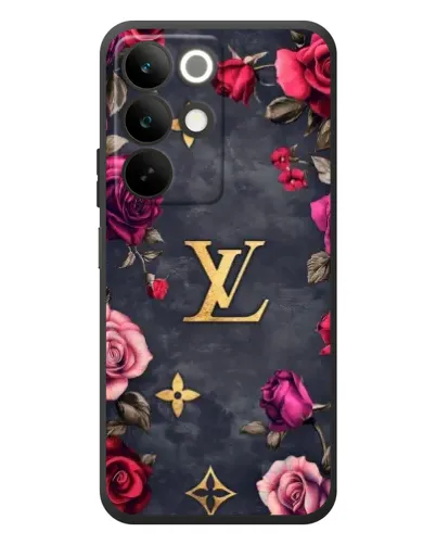 Чехол для Realme C85 с картинкой «Цветочный Louis Vuitton»
