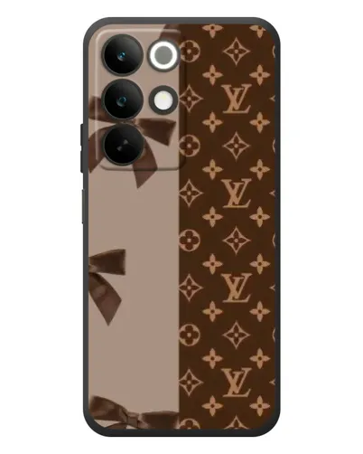 Чехол для Realme C85 с картинкой «Louis Vuitton — банты»