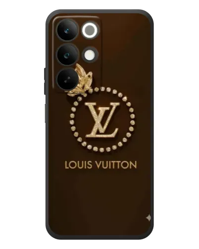 Чехол для Realme C85 с картинкой «LV — золотая печать»