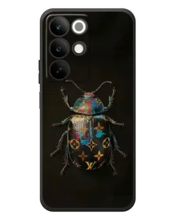 Чехол для Realme C85 с картинкой «LV — мраморный принт»