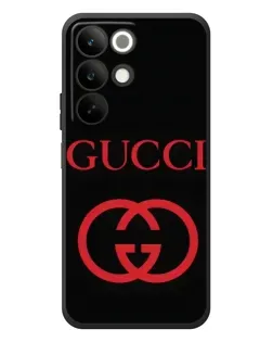 Чохол для Realme C85 з картинкою «Gucci — червоний логотип»