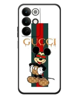 Чохол для Realme C85 з картинкою «Міккі Маус Gucci — смуги»