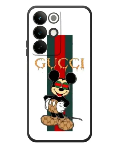 Чехол для Realme C85 с картинкой «Микки Маус Gucci — полосы» Чехол для Realme C85 с картинкой «Микки Маус Gucci — полосы»