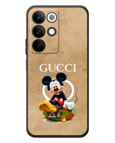 Чехол для Realme C85 с картинкой «Микки Маус Gucci — крафт» Чехол для Realme C85 с картинкой «Микки Маус Gucci — крафт»