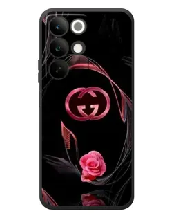 Чохол для Realme C85 з картинкою «Gucci — неонова троянда»