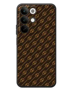Чохол для Realme C85 з картинкою «Gucci — золоті діагоналі»