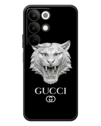 Чохол для Realme C85 з картинкою «Gucci — срібний лев» Чохол для Realme C85 з картинкою «Gucci — срібний лев»