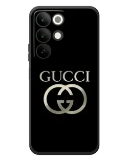 Чохол для Realme C85 з картинкою «Gucci — золото на чорному»