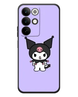 Чехол для Realme C85 с картинкой «Kuromi — нежный фиолетовый»
