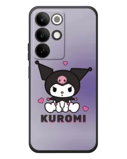 Чехол для Realme C85 с картинкой «Kuromi — фиолетовый арт»
