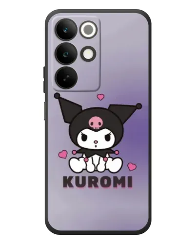 Чехол для Realme C85 с картинкой «Kuromi — фиолетовый арт»