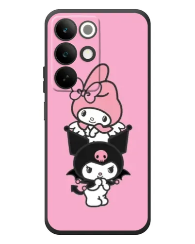 Чехол для Realme C85 с картинкой «My Melody и Kuromi»