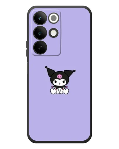 Чехол для Realme C85 с картинкой «Kuromi — фиолетовый минимализм»
