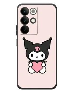 Чехол для Realme C85 с картинкой «Kuromi и сердце»