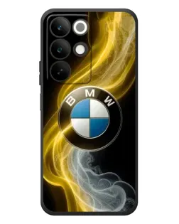 Чехол для Realme C85 с картинкой «Золотистый дым BMW»